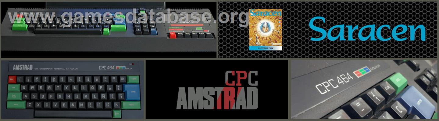 Saracen - Amstrad CPC - Artwork - Marquee