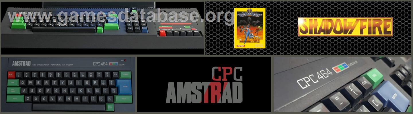 Shadowfire - Amstrad CPC - Artwork - Marquee