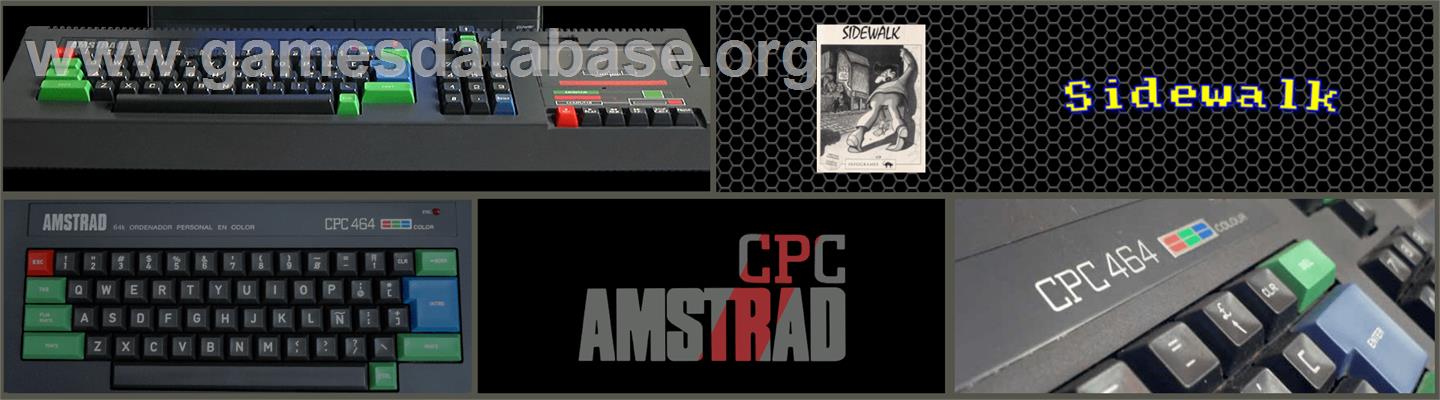 Sidewalk - Amstrad CPC - Artwork - Marquee