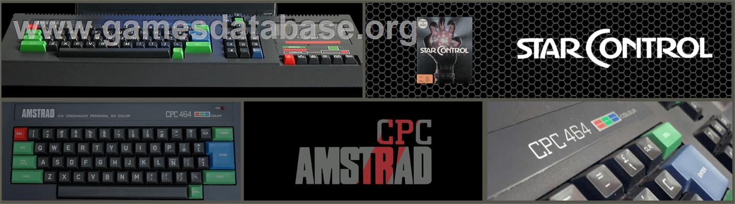 Star Control - Amstrad CPC - Artwork - Marquee