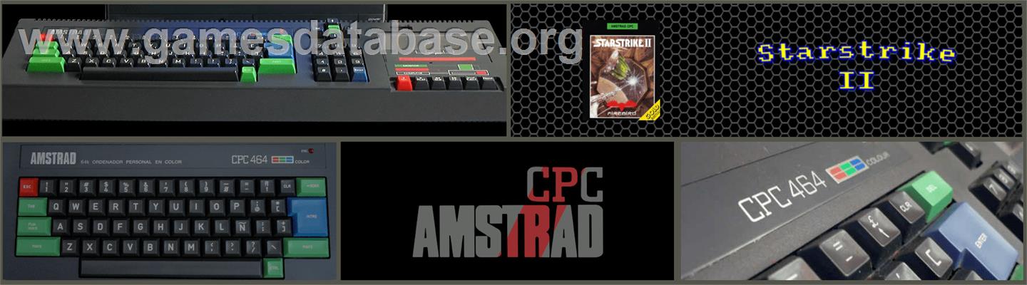 Starstrike 2 - Amstrad CPC - Artwork - Marquee