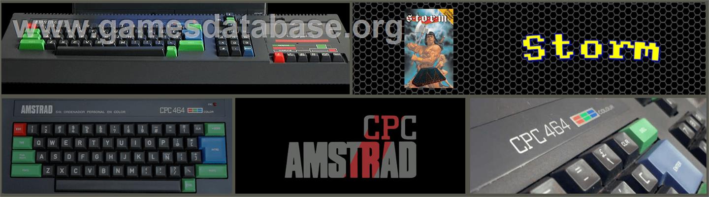 Storm - Amstrad CPC - Artwork - Marquee