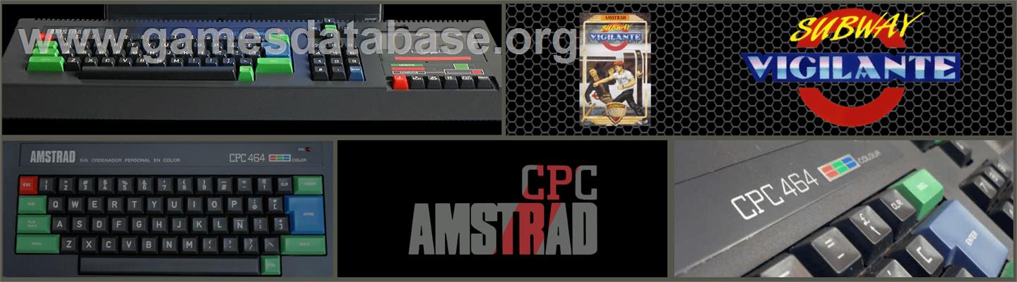 Subway Vigilante - Amstrad CPC - Artwork - Marquee