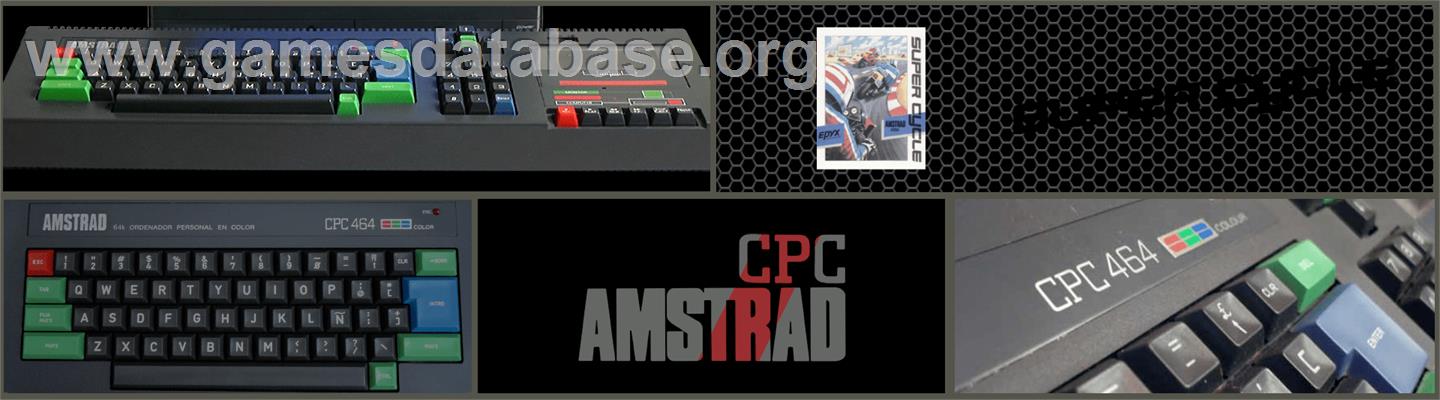 Super Cycle - Amstrad CPC - Artwork - Marquee