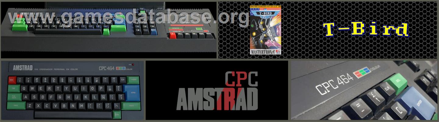 T-Bird - Amstrad CPC - Artwork - Marquee