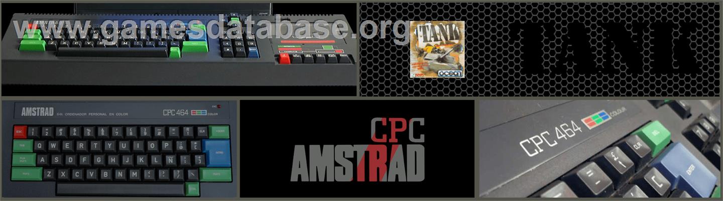 Tank - Amstrad CPC - Artwork - Marquee