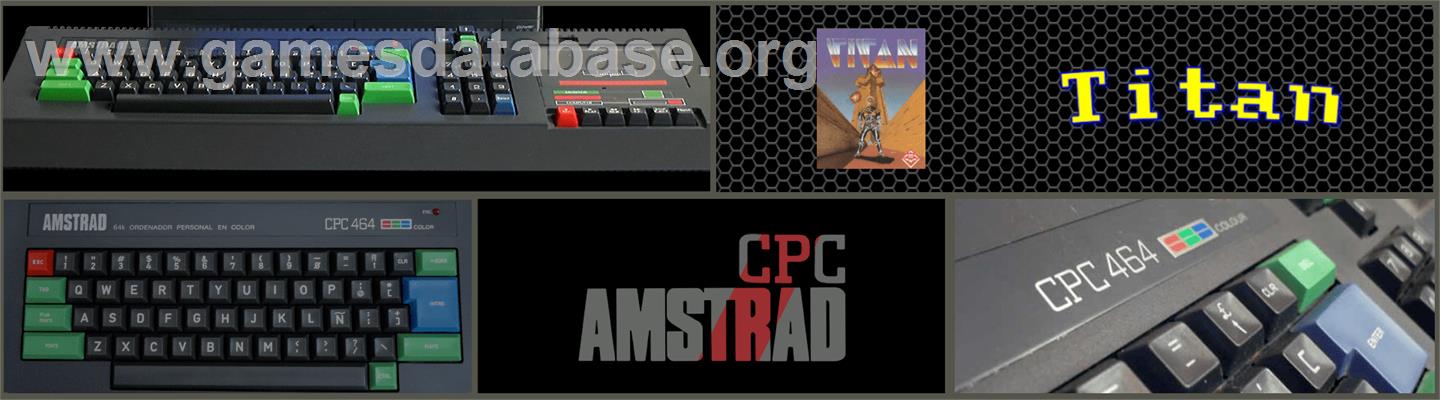 Titan - Amstrad CPC - Artwork - Marquee