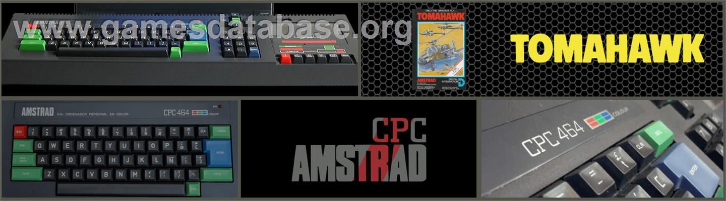Tomahawk - Amstrad CPC - Artwork - Marquee