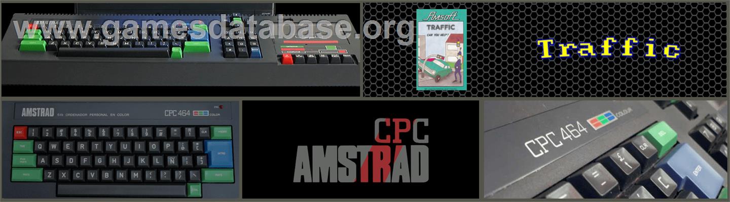 Traffic - Amstrad CPC - Artwork - Marquee