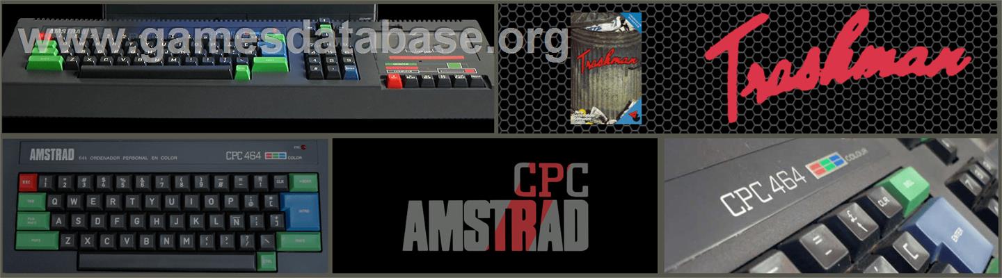 Trashman - Amstrad CPC - Artwork - Marquee