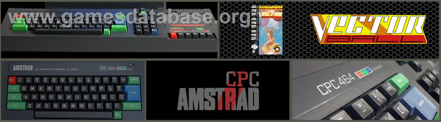 Vector Ball - Amstrad CPC - Artwork - Marquee