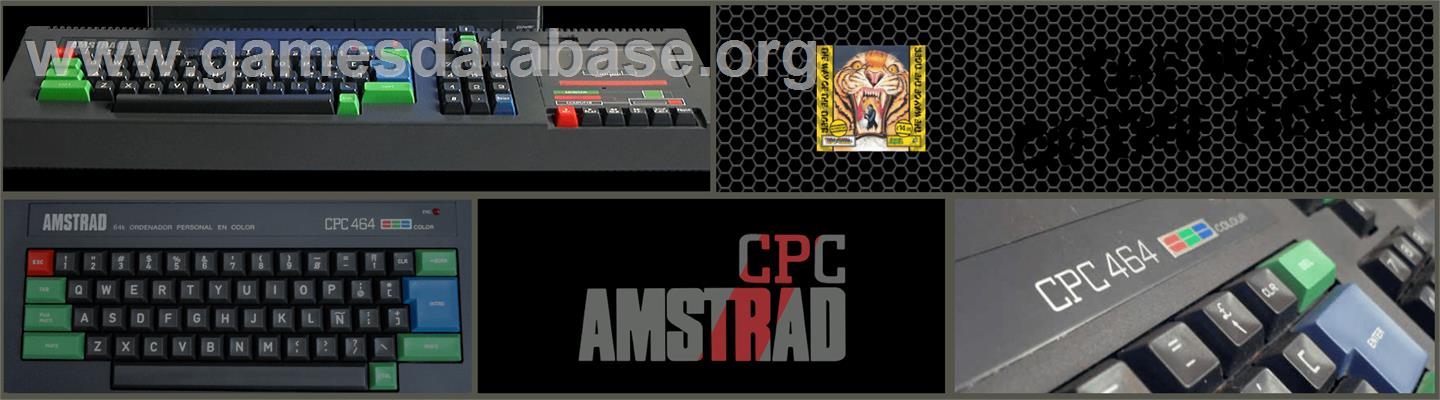 Way of the Tiger - Amstrad CPC - Artwork - Marquee