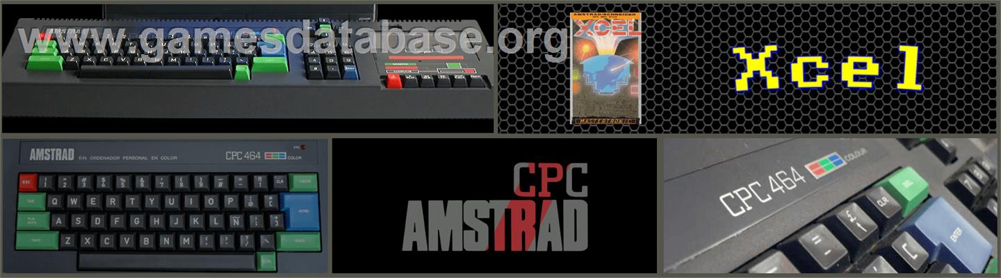 Xcel - Amstrad CPC - Artwork - Marquee