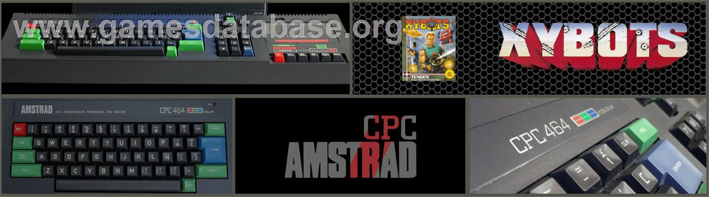 Xybots - Amstrad CPC - Artwork - Marquee
