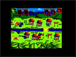 In game image of Aaargh on the Amstrad CPC.