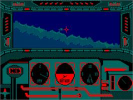 In game image of Ace of Aces on the Amstrad CPC.