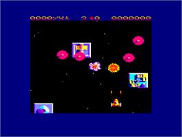 In game image of Bedlam on the Amstrad CPC.