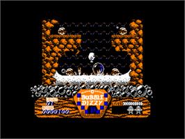 In game image of Bubble Dizzy on the Amstrad CPC.