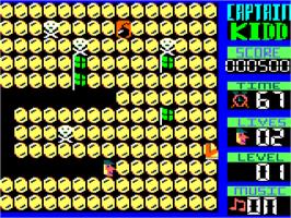 In game image of Captain Zapp on the Amstrad CPC.