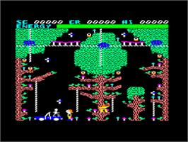 In game image of Chiller on the Amstrad CPC.