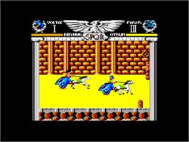 In game image of Coliseum on the Amstrad CPC.