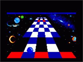 In game image of Crazy Cars on the Amstrad CPC.