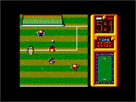 In game image of Emilio Butragueño 2 on the Amstrad CPC.