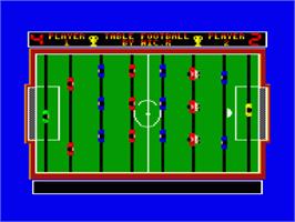 In game image of F.A Cup Football on the Amstrad CPC.