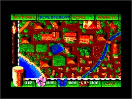 In game image of Freedom: Rebels in the Darkness on the Amstrad CPC.