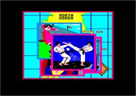 In game image of Games: Summer Edition on the Amstrad CPC.