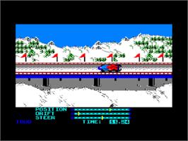 In game image of Games: Winter Edition on the Amstrad CPC.