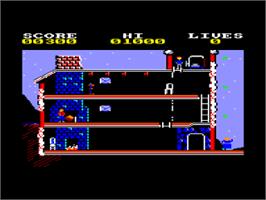 In game image of Goonies, The on the Amstrad CPC.