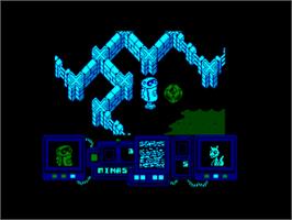 In game image of High Frontier on the Amstrad CPC.
