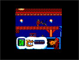 In game image of Hong Kong Phooey: No.1 Super Guy on the Amstrad CPC.