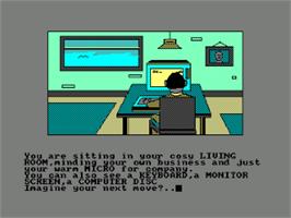 In game image of Imagination on the Amstrad CPC.