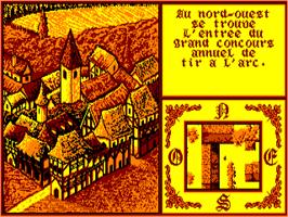 In game image of Iron Lord on the Amstrad CPC.