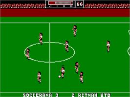 In game image of Match Day 2 on the Amstrad CPC.