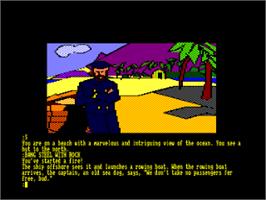 In game image of Mindshadow on the Amstrad CPC.