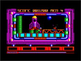 In game image of NorthStar on the Amstrad CPC.
