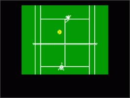 In game image of Passing Shot on the Amstrad CPC.