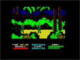 In game image of Plotting on the Amstrad CPC.