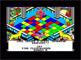 In game image of Powerplay: The Game of the Gods on the Amstrad CPC.
