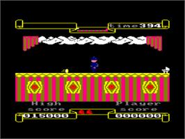 In game image of Punchy on the Amstrad CPC.