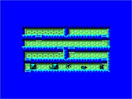 In game image of Rana Rama on the Amstrad CPC.