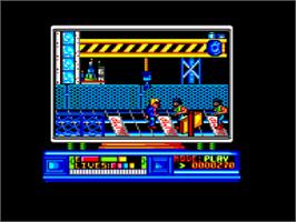 In game image of Rescate En El Golfo on the Amstrad CPC.