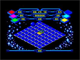 In game image of Rollaround on the Amstrad CPC.