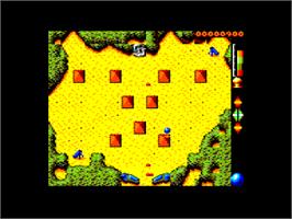 In game image of Score 3020 on the Amstrad CPC.
