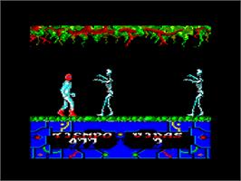 In game image of Sgrizam on the Amstrad CPC.