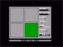 In game image of Simon on the Amstrad CPC.