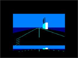 In game image of Snowstrike on the Amstrad CPC.